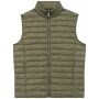 Ecologische lichte bodywarmer voor heren organic khaki 4XL