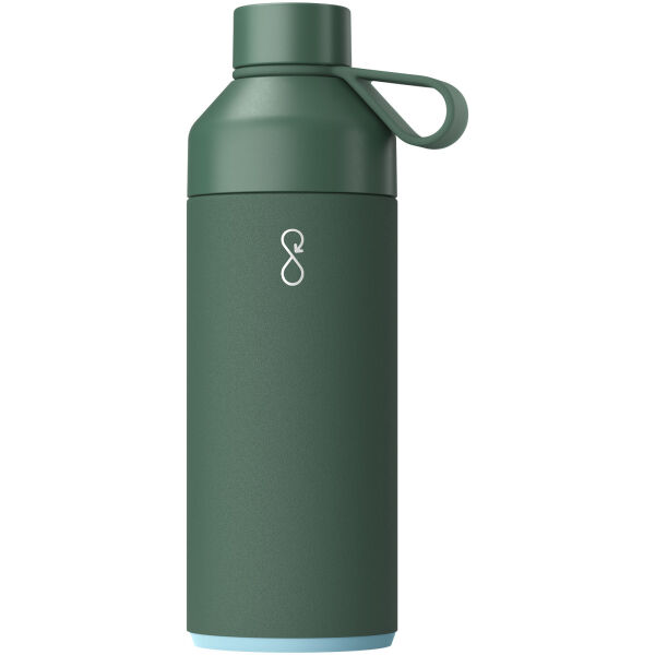 Big Ocean Bottle 1000 ml vacuum insulated water bottle - Forest green