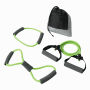 Fitness banden set SPORTS SPIRITS groen, zwart