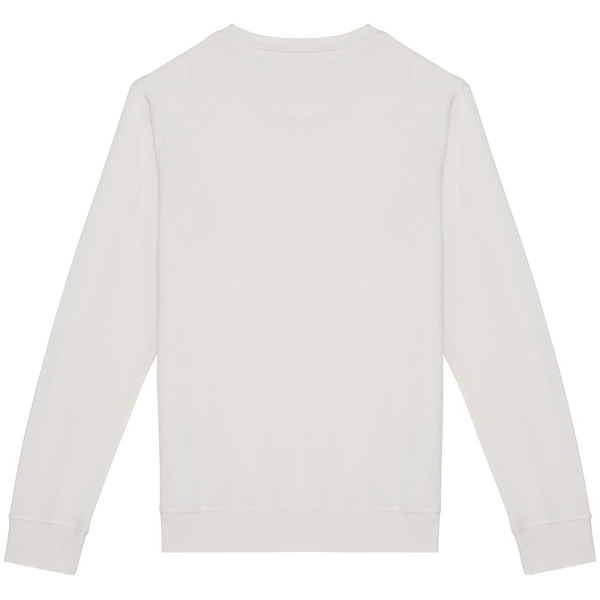 Ecologische uniseks sweater met ronde hals French Terry Washed Ivory S