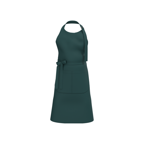 Schort met zak van biologisch katoen Amazon Green One Size Schort met zak van biologisch katoen Amazon Green One Size