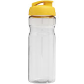 H2O Active® Base 650 ml sportfles met flipcapdeksel - Transparent/Geel