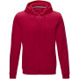 Ruby heren biologische gerecyclede hoodie met volledige rits - Rood - XS