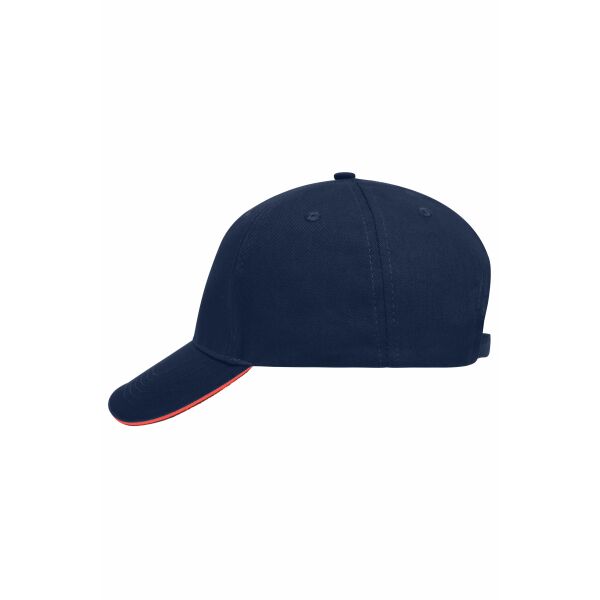 5 Panel Sandwich Cap navy/red one size 5 Panel Sandwich Cap navy/red one size
