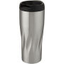 Waves koperen vacuüm geïsoleerde beker 450 ml - Zilver