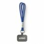 Sleutelhanger & telefoonhouder met koord met leren uiteinde.
