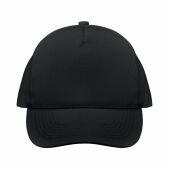 BICCA CAP - Biologische katoenen pet 250g - Zwart
