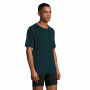SPORTY - SPORTY HEREN T-Shirt - M - Petroleum Blauw