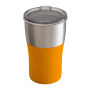 Drinkbeker RETUMBLER-MEZZO - oranje, zilver