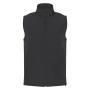 Two Layer Soft Shell Gilet, Charcoal, 3XL, Pro RTX