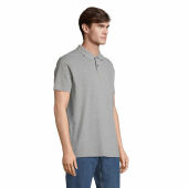 PULSE - PULSE UNISEX POLO - 5XL - Grijs Gemêleerd 2