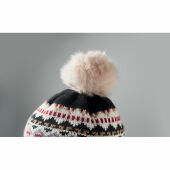 YULONG - Gebreide muts met oorflap - Zwart YULONG - Gebreide muts met oorflap - Zwart