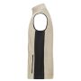 Workwear Fleece Vest - STRONG - stone/black XS Workwear Fleece Vest - STRONG - stone/black XS