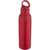 Illuminate 650 ml RCS gerecyclede roestvrijstalen dubbelwandige geïsoleerde waterfles - Rood Illuminate 650 ml RCS gerecyclede roestvrijstalen dubbelwandige geïsoleerde waterfles - Rood