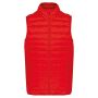 Men’s lightweight sleeveless down jacket red S