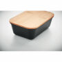 THURSDAY - Lunchbox PP bamboe deksel 1L - Zwart