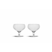 Billi coupe glas set van 2 - Transparant