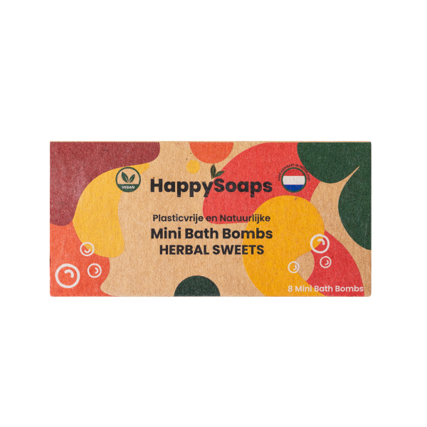 Mini Bath Bombs brievenbus geschenk - Herbal Sweets