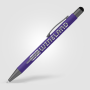 JAMAICA Stylus balpen metaal met lasergravering - donkerpaars