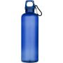 Oregon 750 ml waterfles van RCS-gecertificeerd gerecycled plastic met karabijnhaak - Koningsblauw Oregon 750 ml waterfles van RCS-gecertificeerd gerecycled plastic met karabijnhaak - Koningsblauw