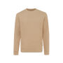 Iqoniq Denali gerecycled katoen sweater ongeverfd, heather brown (XXL)