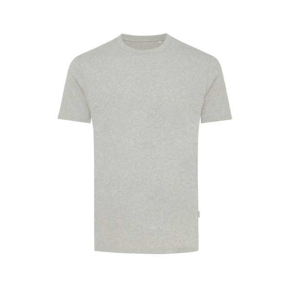 Iqoniq Manuel gerecycled katoen t-shirt ongeverfd, ongeverfd grijs
