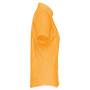 Overhemd in onderhoudsvriendelijk polykatoen-popeline korte mouwen dames Yellow XS