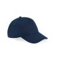 ULTIMATE 6 PANEL CAP, FRENCH NAVY, One size, BEECHFIELD