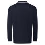 AWDis Long Sleeve Tipped 100 Polo Shirt, Oxford Navy/White, XXL, Just Polos
