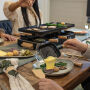 BOSKA Raclette Gourmet Party, 8 Personen (EU Type F), zwart