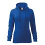 Sweatshirt women's Trendy Zipper royal XXL