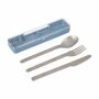 Bestekset Brisio | 3 st. - blauw
