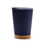 MIRIN Dubbelwandige beker PP en bamboe 290 ml - donkerblauw MIRIN Dubbelwandige beker PP en bamboe 290 ml - donkerblauw