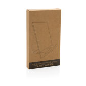 Bamboe telefoonstandaard in kraft verpakking, bruin