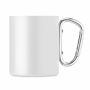TRUMBA - Metalen mok dubbelwandig 300ml - Wit