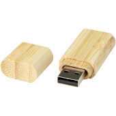 Bamboe USB 2.0 met sleutelring - Naturel - 8GB