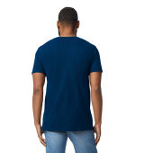 Gildan T-shirt V-Neck SoftStyle SS for him 533 navy 3XL