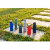 Siliconen opvouwbare drinkfles Erin 550 ml blauw