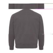 Iqoniq Kruger gerecycled katoen relaxed sweater, antraciet (XS)