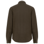 Overshirt van fleece met sherpavoering Dark Khaki / Storm Grey S