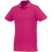 Helios herenpolo met korte mouwen - Magenta - 3XL