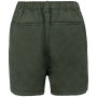 Ecologische verwassen damesshort van lyocell Washed Organic Khaki L