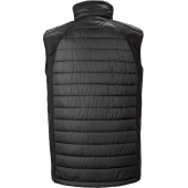 Black compass gewatteerde softshell bodywarmer Black / Grey 4XL