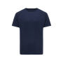 IQONIQ Tikal gerecycled polyester sneldrogend sport t-shirt, donkerblauw (XXS)