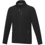 Amber GRS gerecycled heren fleece jas met volledige rits - Zwart - XS Amber GRS gerecycled heren fleece jas met volledige rits - Zwart - XS