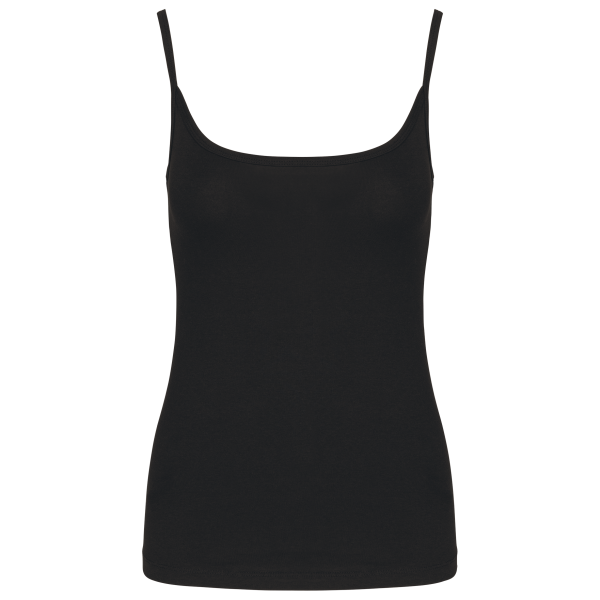 Damestop met schouderbandjes