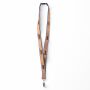 Zeefdruk lanyard van kurk en polyester