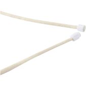 Adhab smartphonelanyard met bamboedetails - Wit