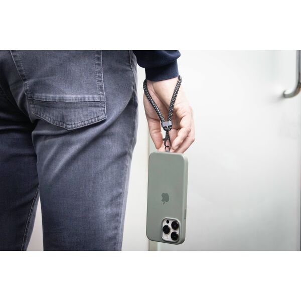 BrandCharger Lany Wristband Charge oplaadkabel gun metal BrandCharger Lany Wristband Charge oplaadkabel gun metal