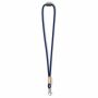 Polyester koord-keycord met bamboe plaatje